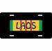 LAOS Vietnam License Plate