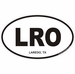 Laredo Texas Oval Decal