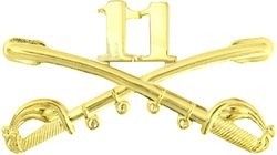 Large 11th Cavalry Lapel Pin
