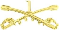 Large 1st Cavalry Lapel Pin