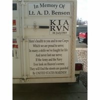 Larry's Trailor (Bob made these huge decals for him) Thumbnail Illustration