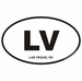 Las Vegas Nevada Oval Decal
