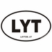 Layton Utah Oval Decal