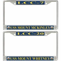 LCC Amphibious Ship License Plate Frames Thumbnail Illustration