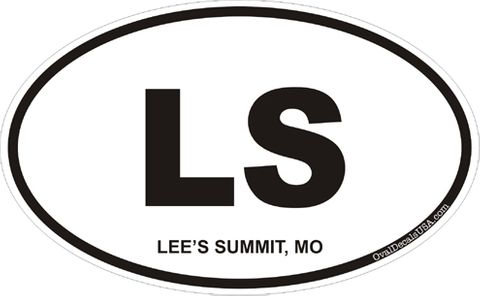 Lee's Summit Missouri Oval Decal