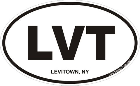 Levitown New York Oval Decal