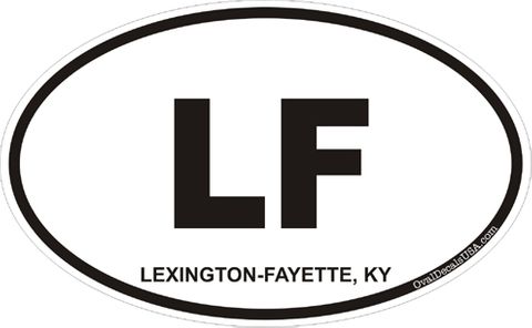 Lexington Kentucky Oval Decal
