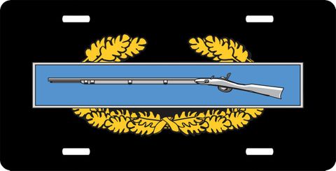 U.S. Army Master Combat Infantry Badge License Plate