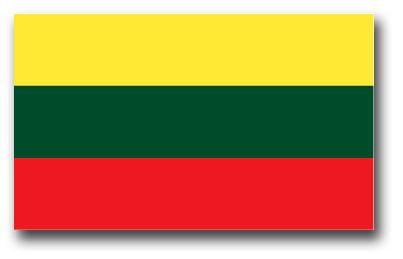 Lithuania Flag Vinyl Transfer Decal