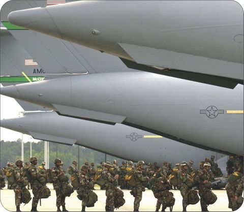 Loading the C-17 Globemaster Mouse Pad