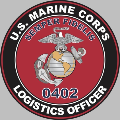 U.S.M.C. MOS 0402 Logistics Officer Decal