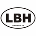 Long Beach California Oval Decal