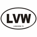 Longview Texas Oval Decal