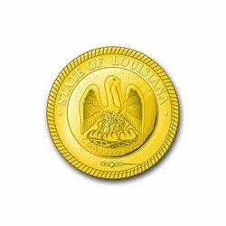 Louisiana State Seal Vinyl Transfer Decal