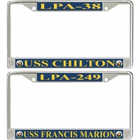 LPA Amphibious Transport Ship License Plate Frames Thumbnail Illustration