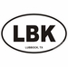 Lubbock Texas Oval Decal