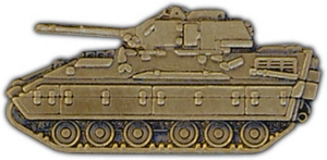 M2 A1 Bradley Tank (large) Lapel Pin