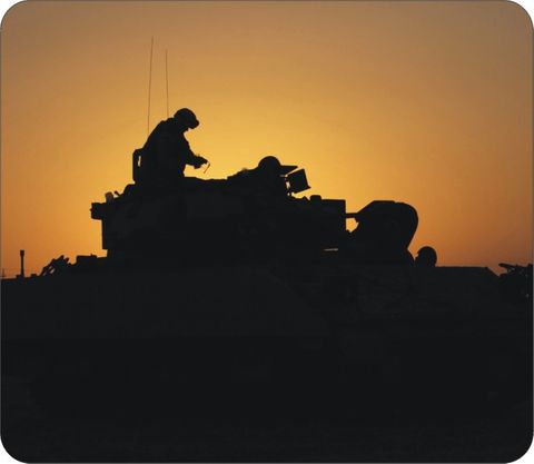 M2A2 OUTSIDE SAMARRA MOUSE PAD