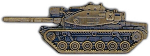 M6 A1 Tank (large) Lapel Pin