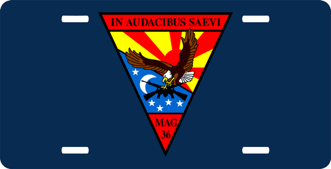 MAG-36 License Plate