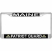 Maine Patriot Guard Automobile License Plate Frame