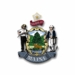 Maine State Seal Vinyl Transfer Decal