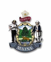 Maine State Seal Vinyl Transfer Decal