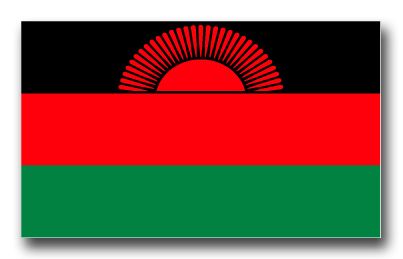 Malawi Flag Vinyl Transfer Decal