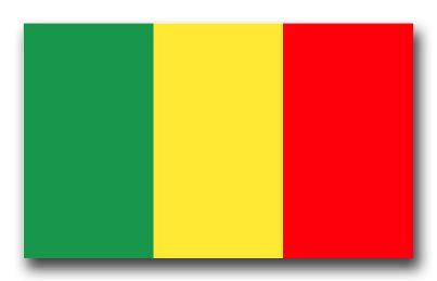 Mali Flag Vinyl Transfer Decal