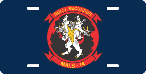 MALS-14 License Plate