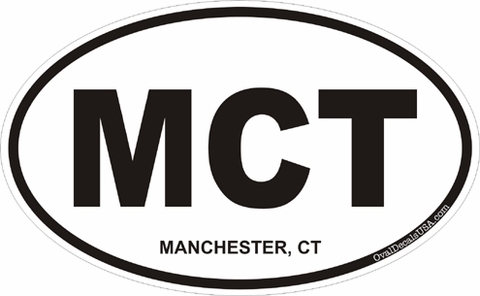 Manchester, Connecticut Decal Sticker