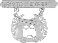 Marine Corps Pistol Expert Lapel Pin-Badge Size