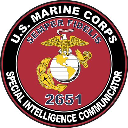U.S.M.C. MOS 2651 Special Intelligence Communicator Decal