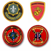 Marine Corps Bases, Units and School Patches Thumbnail Illustration