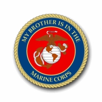 Marine Corps BROTHER Pride Vinyl Transfer Decals Thumbnail Illustration