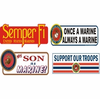 Marine Corps Bumper Stickers Thumbnail Illustration