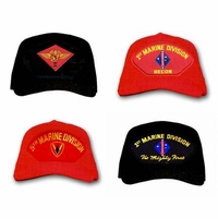 Marine Corps Division Ball Caps Thumbnail Illustration