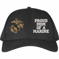 Marine Corps Family Pride Split Design Embroidered Caps Thumbnail Illustration