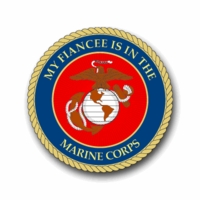 Marine Corps FIANCEE Pride Vinyl Transfer Decal Thumbnail Illustration