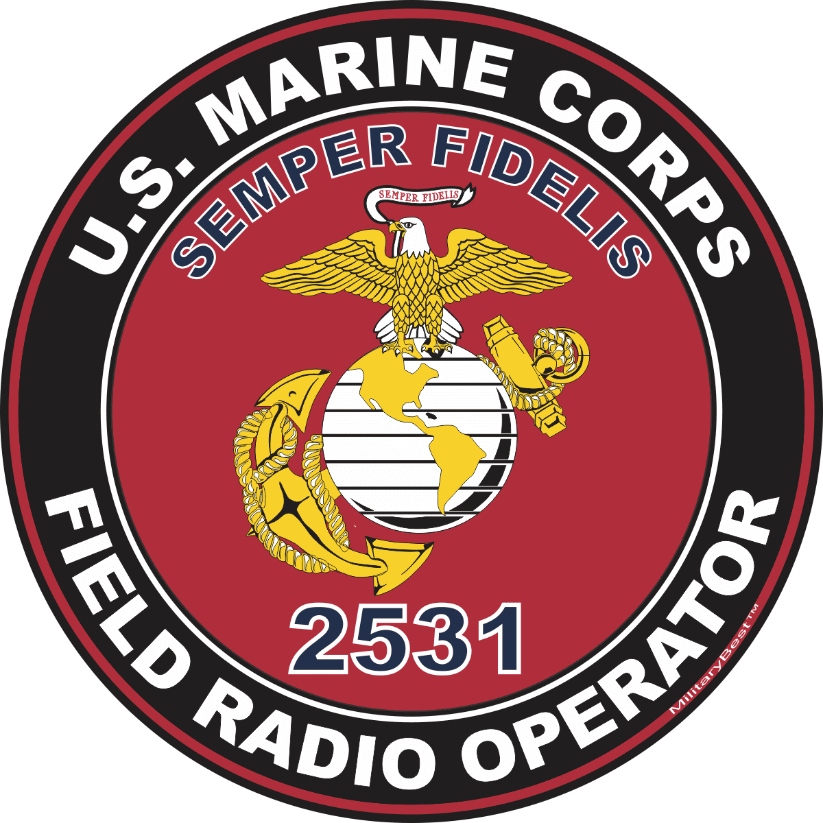 U.S.M.C. MOS 2531 Field Radio Operator Decal