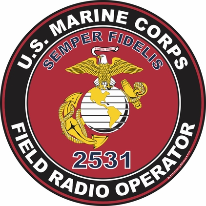 U.S.M.C. MOS 2531 Field Radio Operator Decal