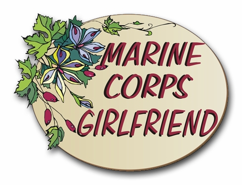 Marine Corps Girlfriend  Pride Vinyl Transfer Decal