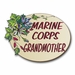 Marine Corps Grandmother  Pride Vinyl Transfer Decal