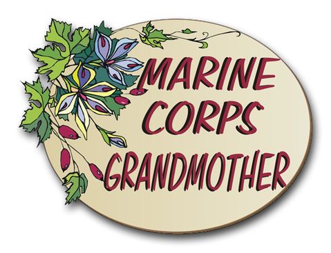 Marine Corps Grandmother  Pride Vinyl Transfer Decal