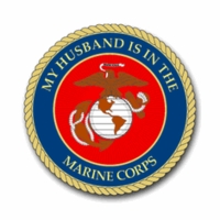 Marine Corps HUSBAND Pride Vinyl Transfer Decals Thumbnail Illustration