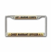 Marine Corps License Plate Frame Chief Warrant Officer 4