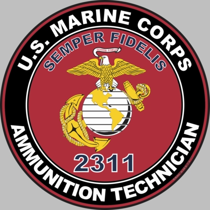 U.S.M.C. MOS 2311 Ammunition Technician Decal