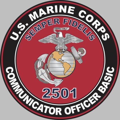 U.S.M.C. MOS 2501 Communicator Officer Basic Decal