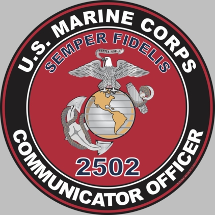 U.S.M.C. MOS 2502 Communicator Officer Decal