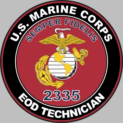 U.S.M.C. MOS 2335 EOD Technician Decal
